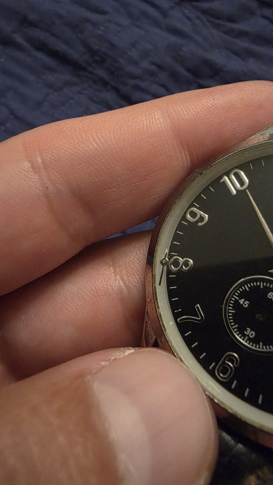 Antique MONTBLANC 1296 3ATM Men’s Wristwatch Stainless Steel