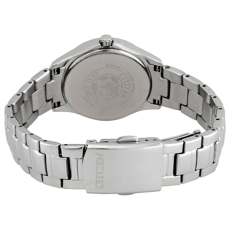 Citizen Silhouette Crystal Eco-Drive Stainless Steel Watch – FE1140-86L NEW