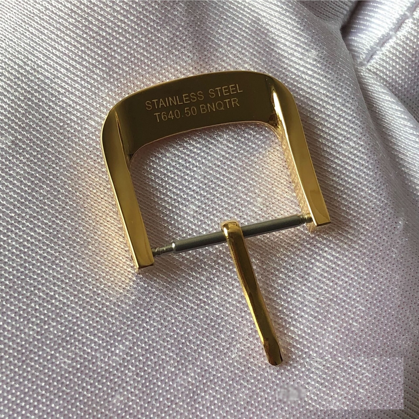 Brand New Tissot Strap Pin Buckle – Steel Color, Gold Color 18mm