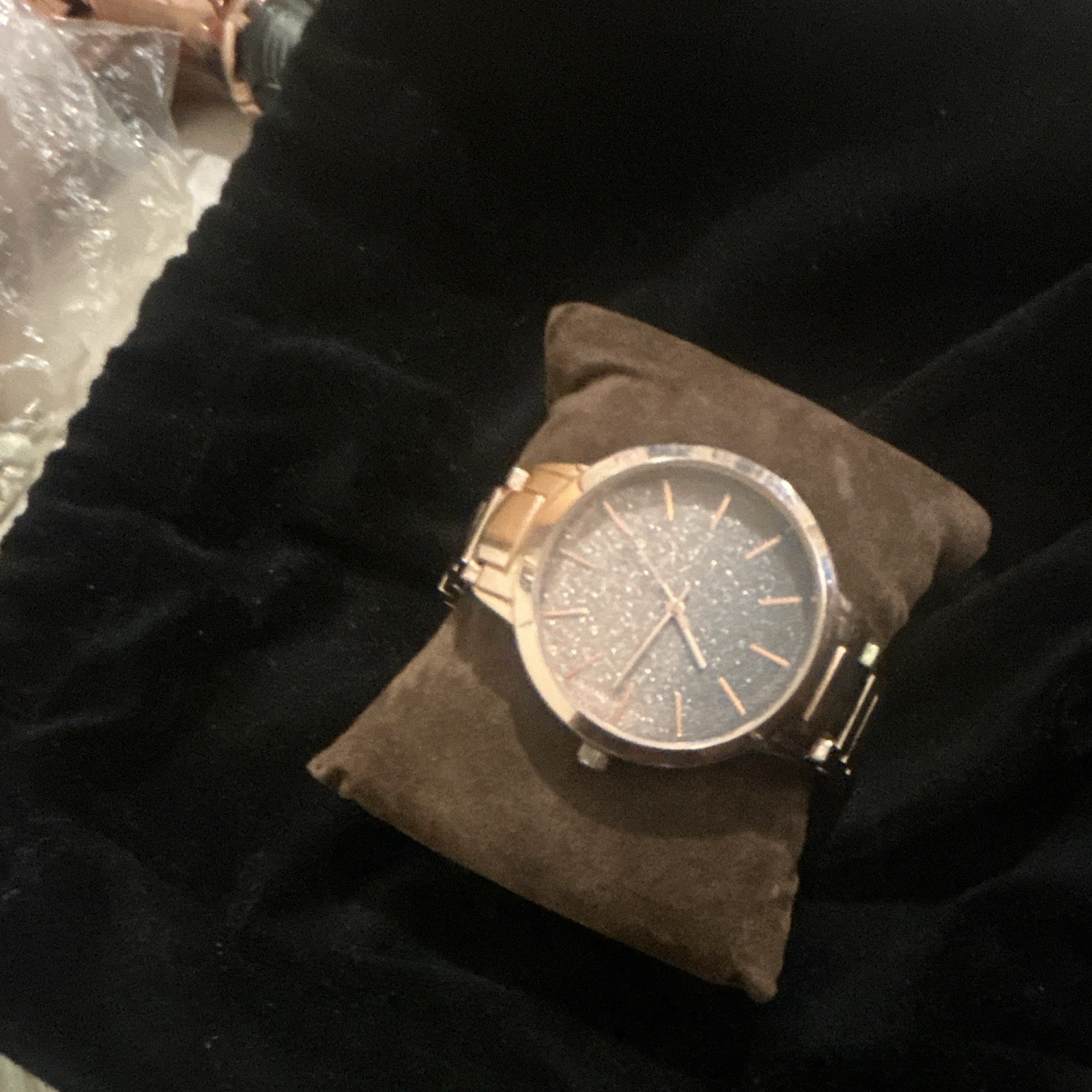 Analog Dress Watch Blue Dial Silver Metal Bracelet Round Stick Indexes 12-Hour