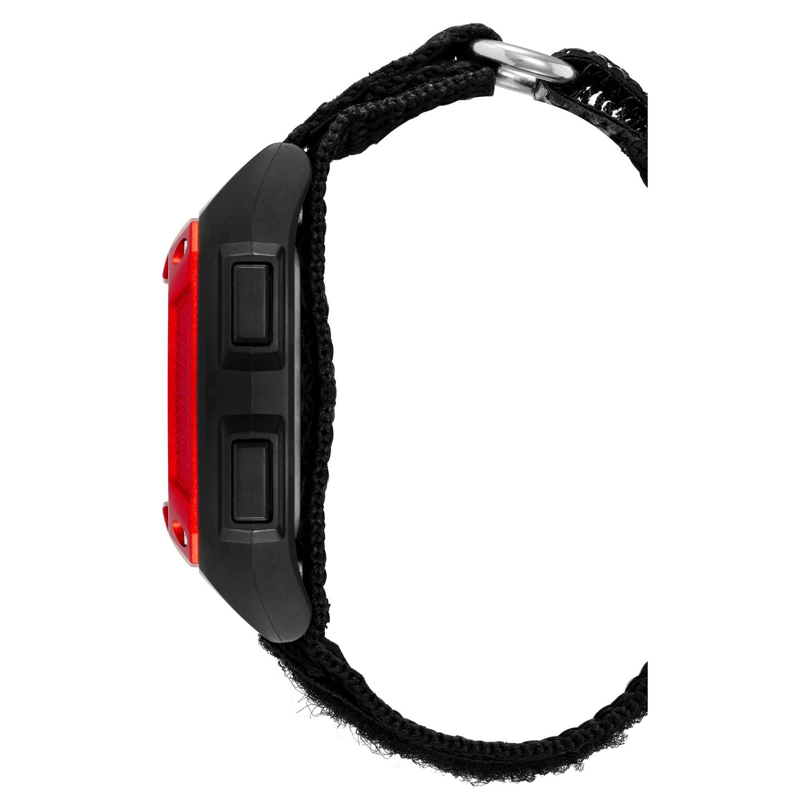 Armitron Adult Sport Wristwatch Red Square Dial & Black Wrap Around Band Watch