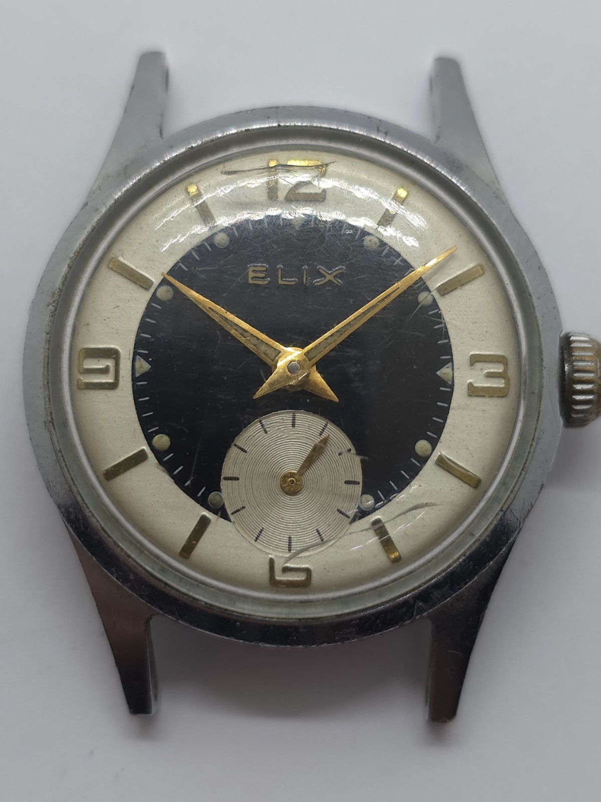 Vintage Beautiful Elix CUPILLARD Cal. “233 NEW” Watch 1950 Good Main Spring 🇫🇷
