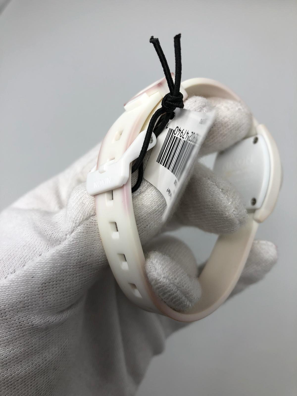 Nixon Time Teller White Dial Polycarbonate Women’s Watch A425100 A425-100 SD9
