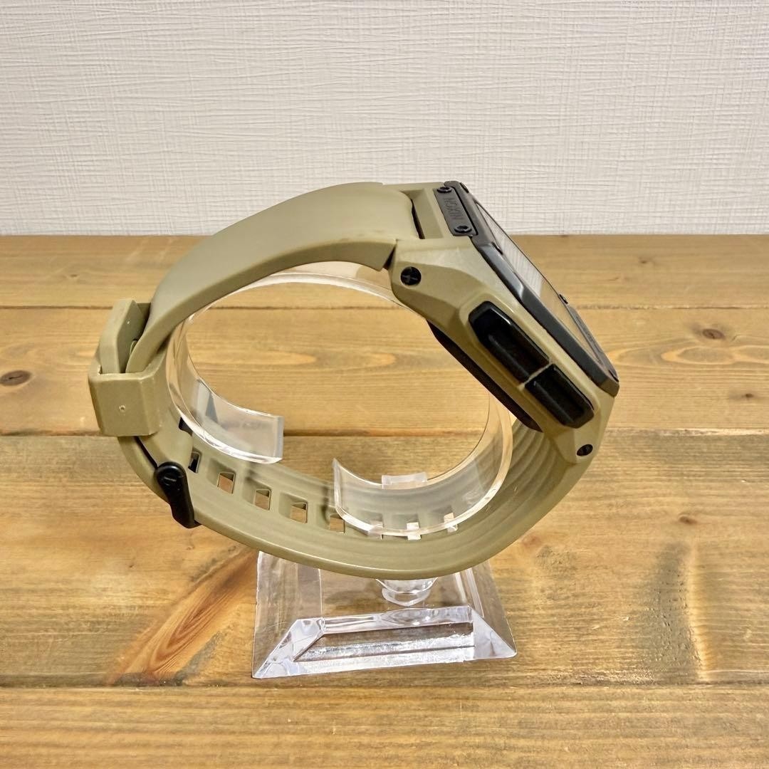 NIXON Regulus Wristwatch Sand Beige 100m Waterproof Time Display Include Case