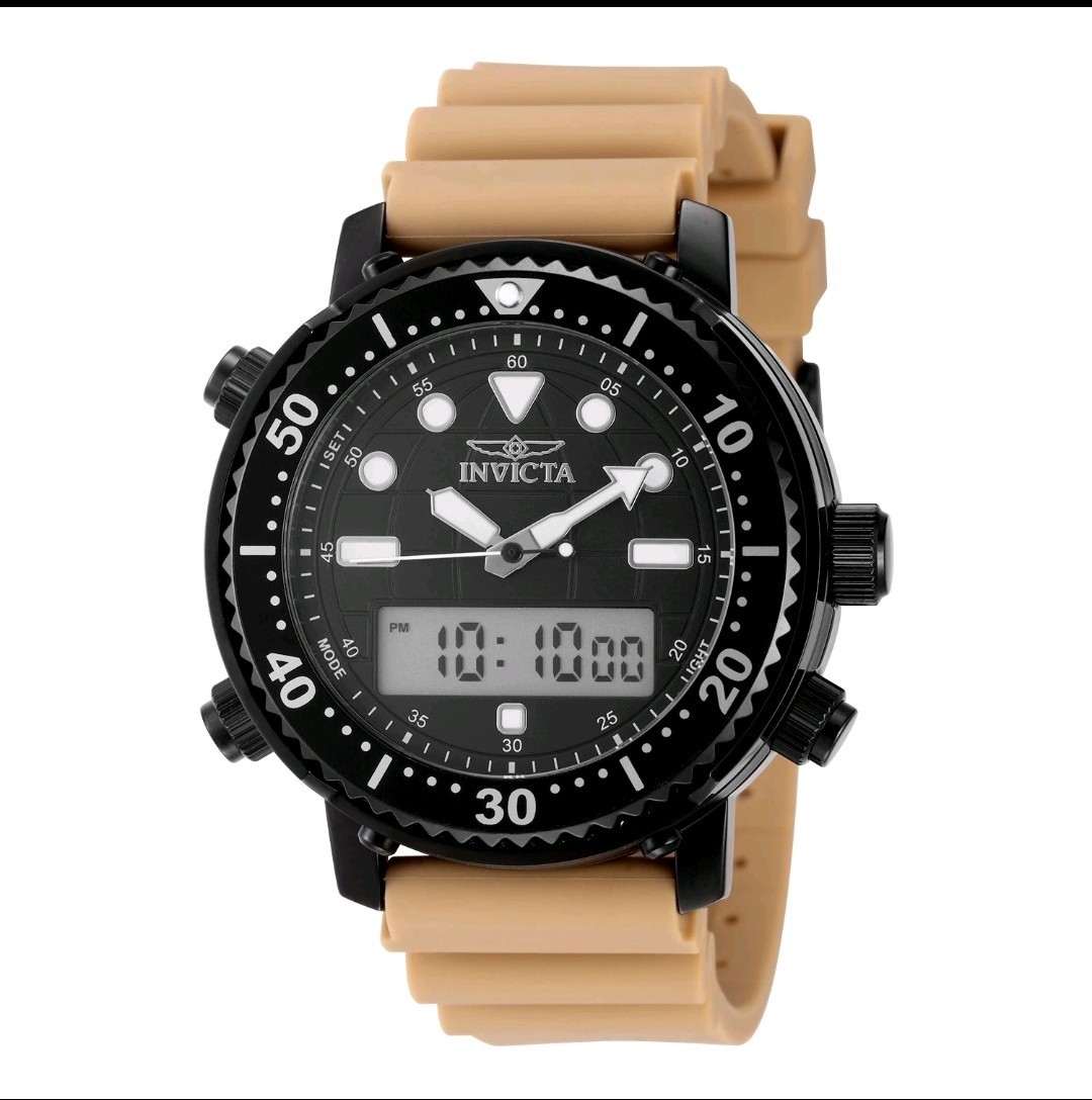 Invicta Men’s Pro Diver 46.5mm Digital Chronograph Watch IN-49452