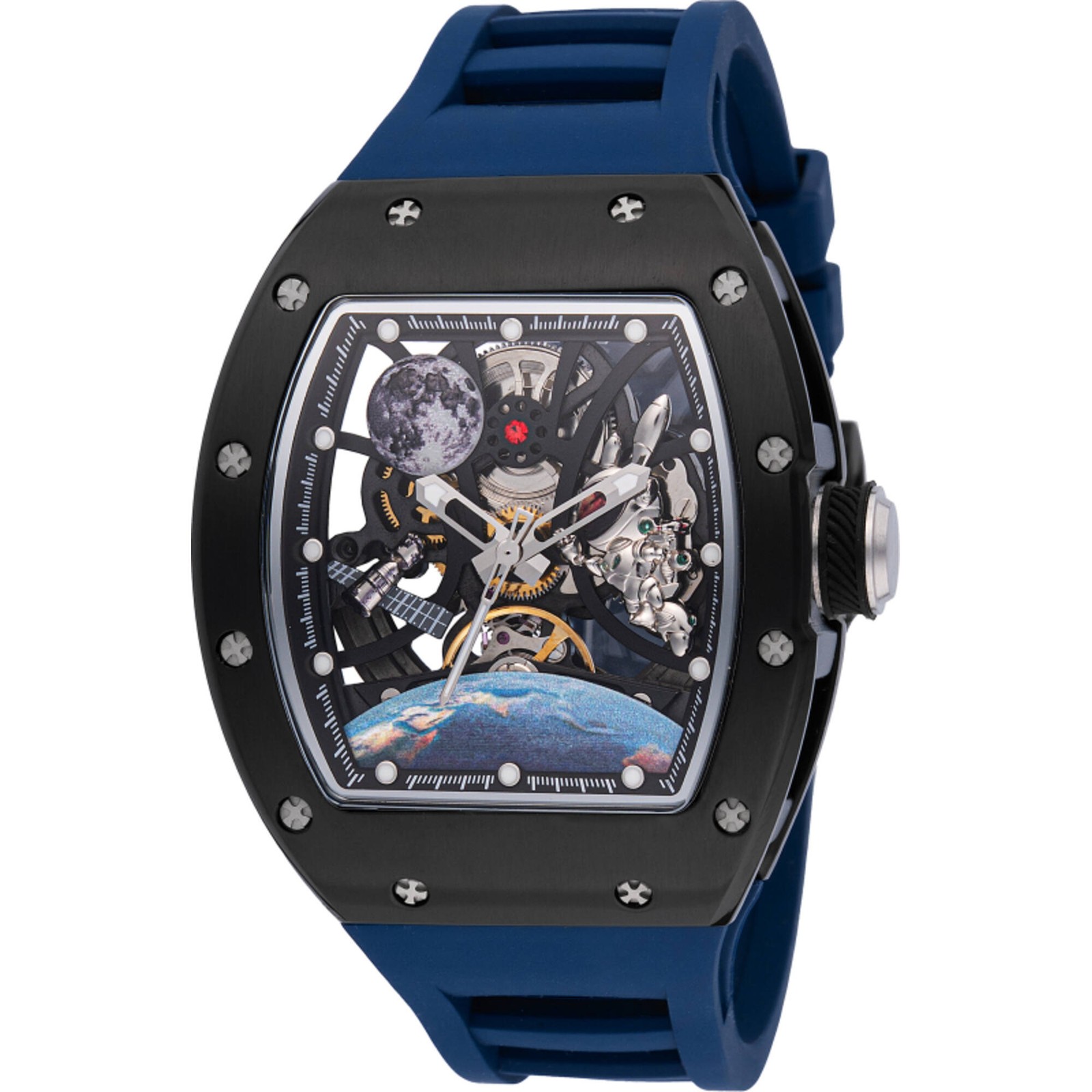 Invicta Men’s Watch S1 Rally Interstellar Automatic Blue Silicone Strap 49009