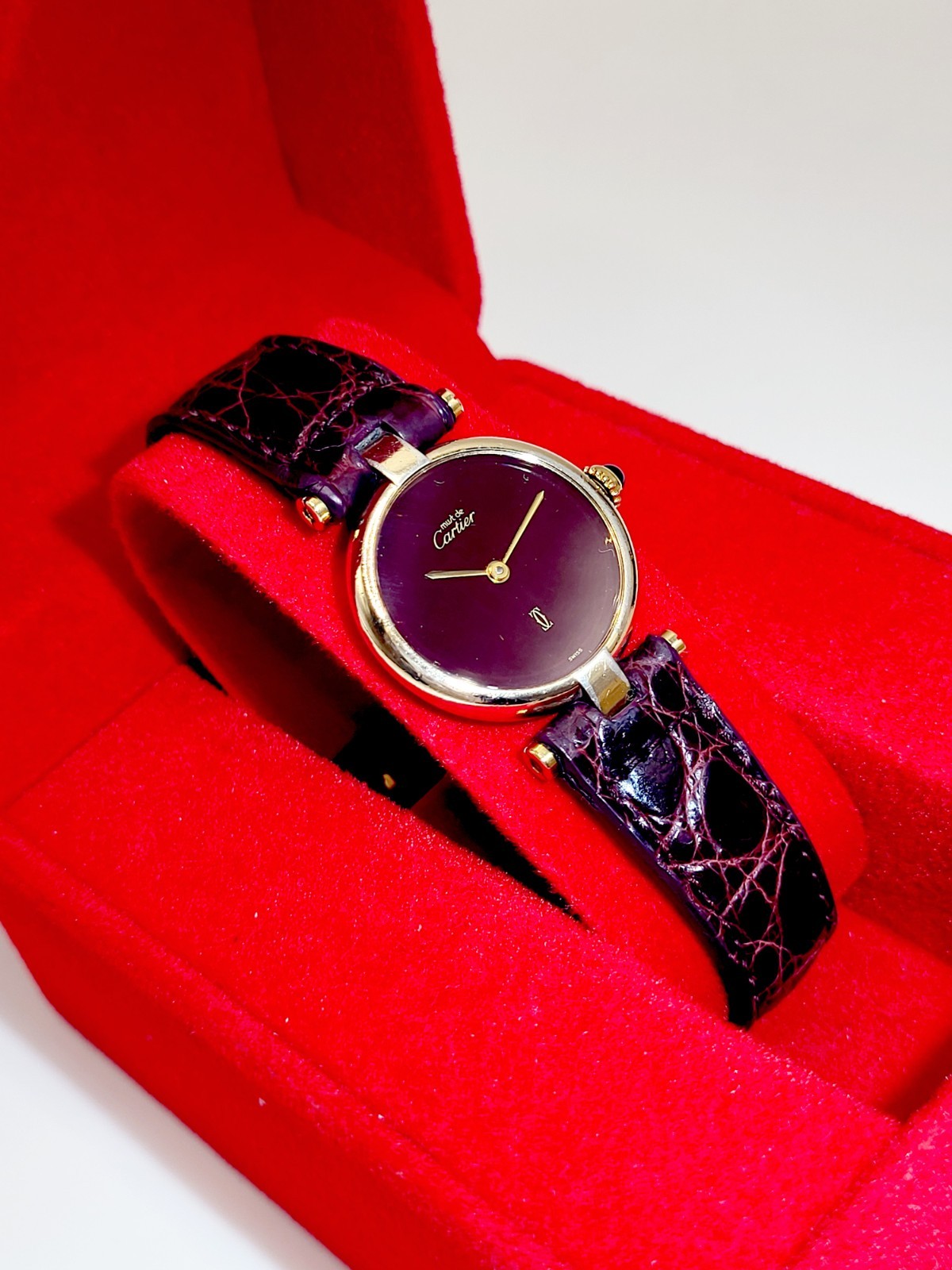 [N.MINT] 24mm Cartier Must de Cartier Swiss Vendome Vermeil Women’s Watch