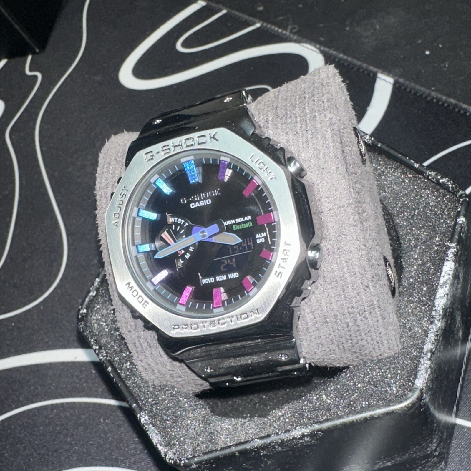 Casio G-Shock GM-B2100PC-1AJF Rainbow Color Master Piece Bluetooth Men’s Watch