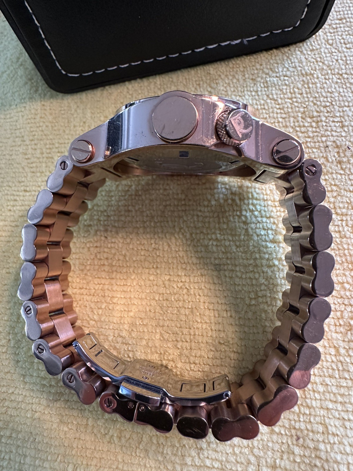 Renato Generation 8 Beast Dual Time Rose Gold PVD 45mm Watch (New Batteries)