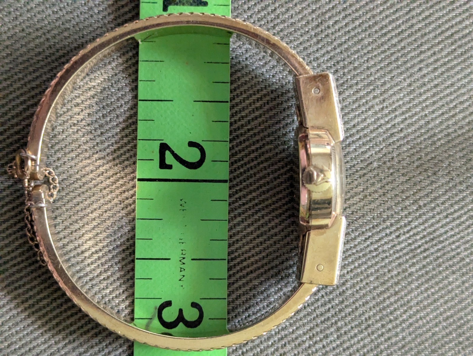 Vintage Wittnauer Womens Watch 13mm Cocktail 10K RGP Manual Wind bangle Band