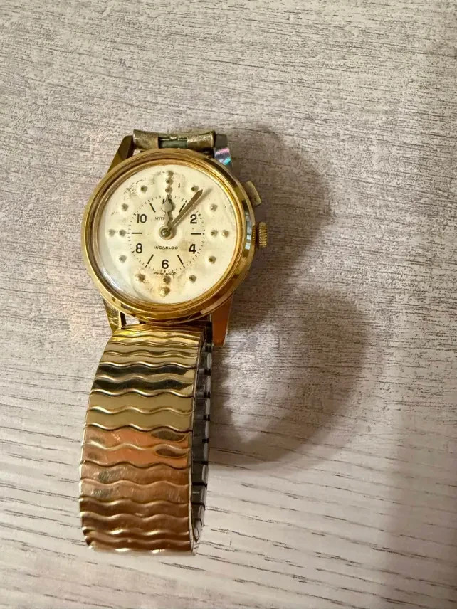 Vintage Wittnauer brail watch