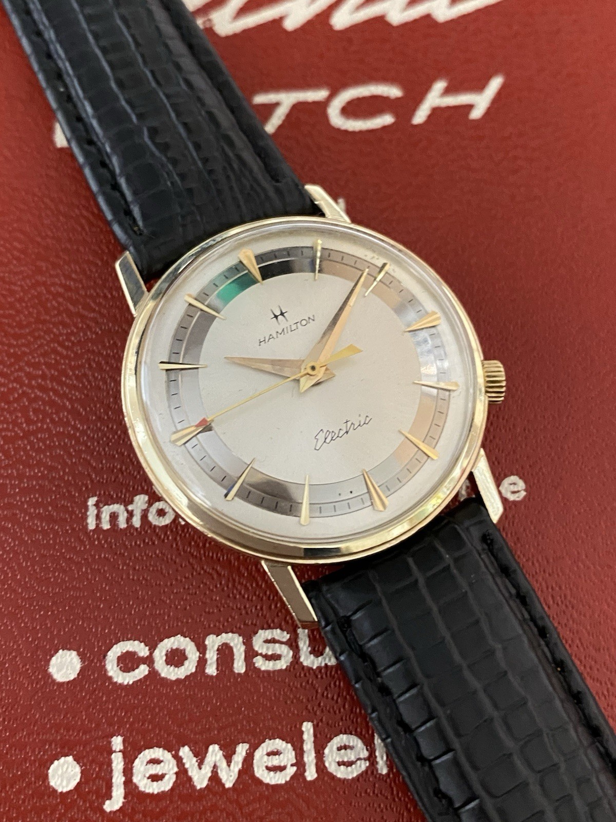 Hamilton Electric Watch NAUTILUS 601-Refurbished 505 NEW CONTACT-1 YEAR WARRANTY