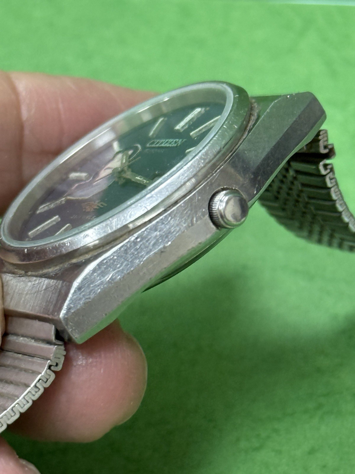 Special CITIZEN President Saddam Hussein Iraq Automatic Blue DIAL Watch R60