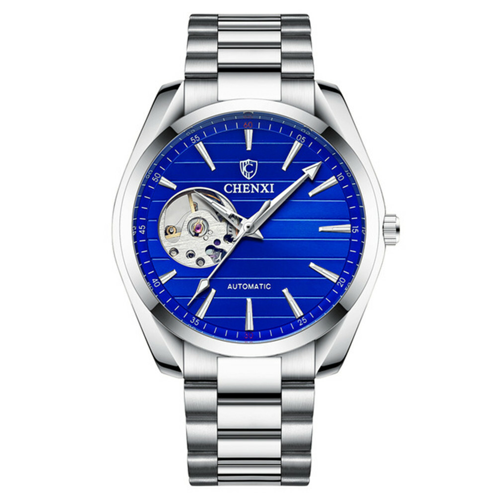 CHENXI Men Mechanical Automatic Stainless Steel Hollow Business Wrist Watches