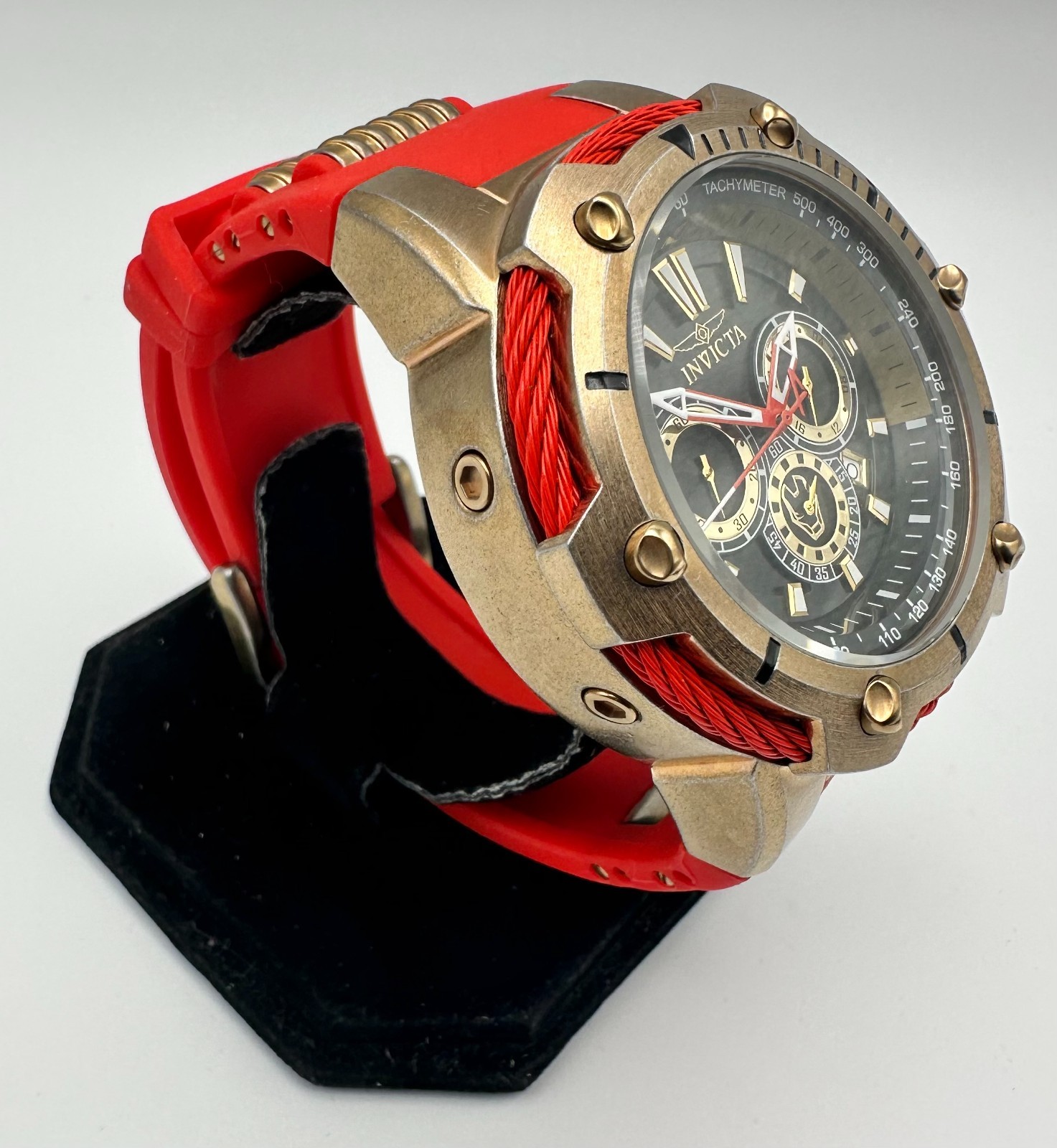 INVICTA Marvel ‘Iron Man’ Quartz Limited Edition 53mm Chronograph Watch
