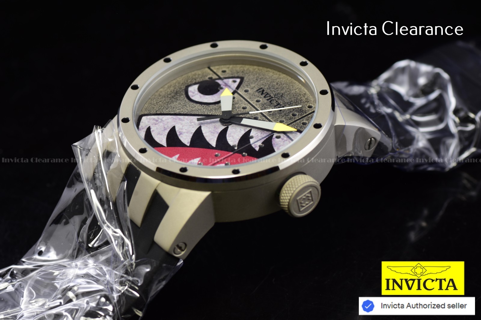 Invicta DNA Vintage Armed Forces Swiss Ronda 513 Caliber Men’s Black Dial Watch