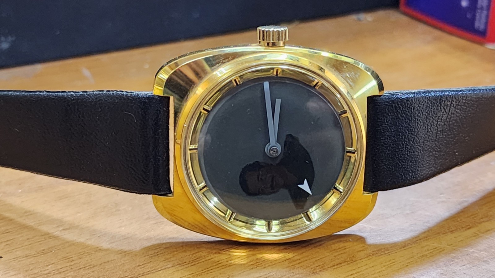 Rare Swiss Mystery Saddam Iraq Logo 35mm Manual Watch