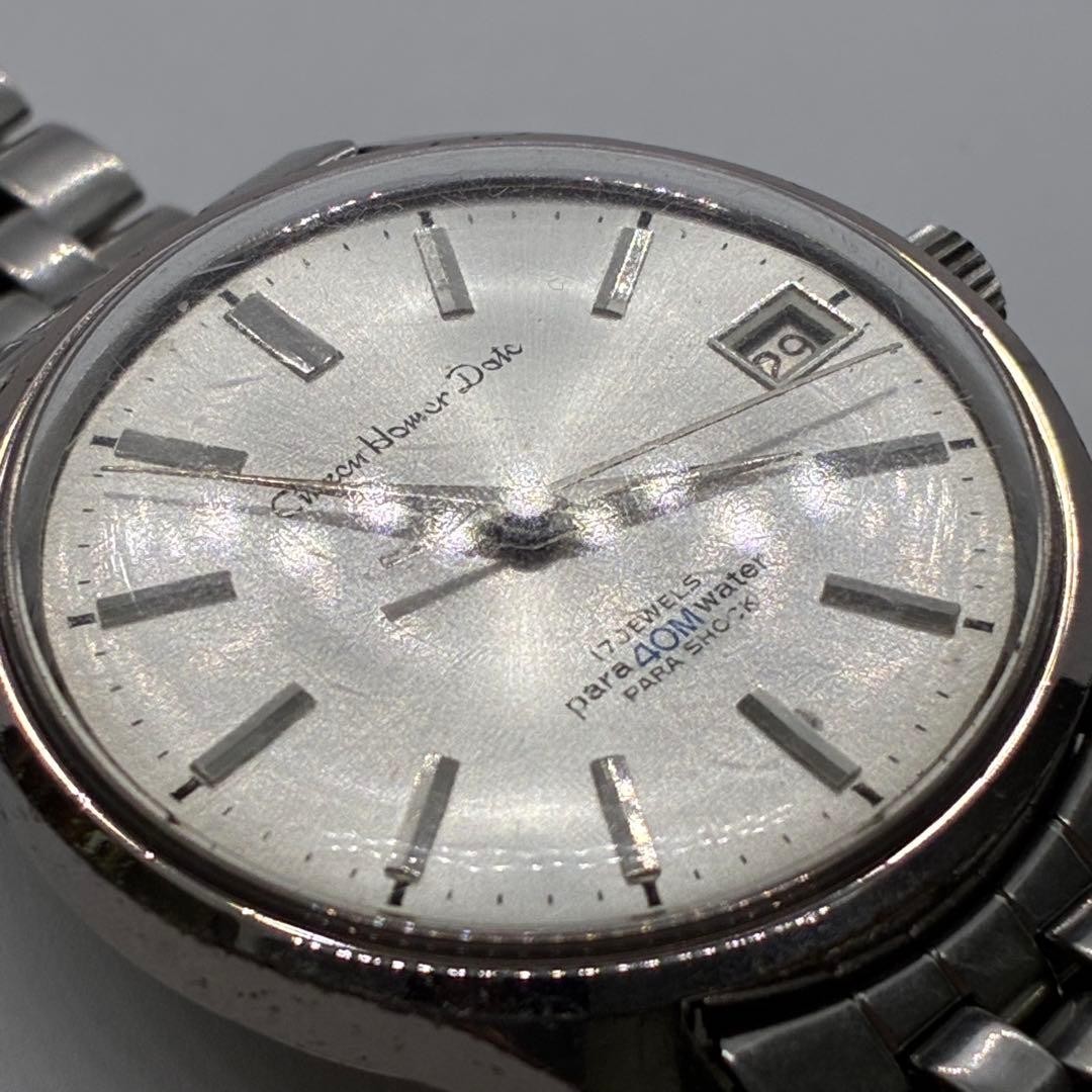 CITIZEN Homer Date 81302-Y, manual winding, working condition, 2330
