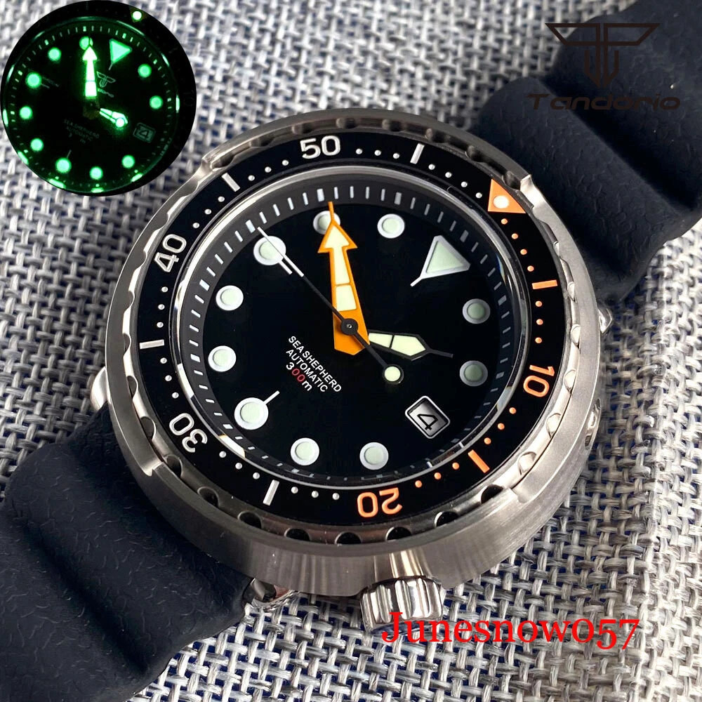 Diver 30ATM NH35A Men’s Automatic Watch 46.5MM Canned Sandblasted Case Sapphire