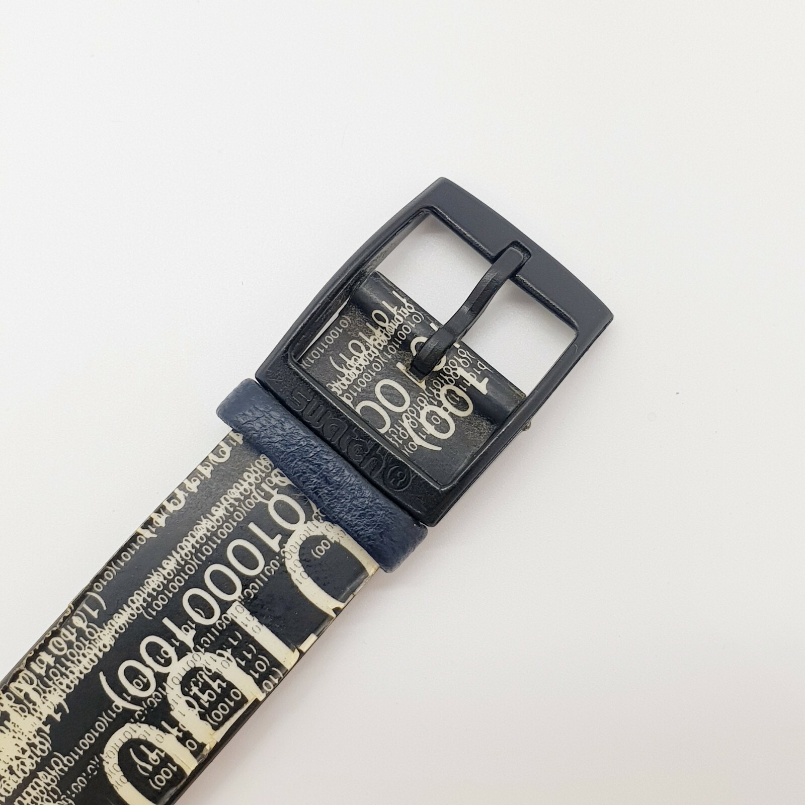 1996 Black and White Swiss Swatch Watch, Photography Artist Swatch Watch 90s