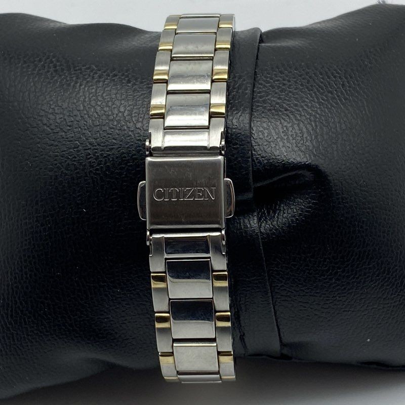Citizen Eco-Drive Women’s Two-Tone Watch Mother of Pearl Dial WR100 E011-S070082