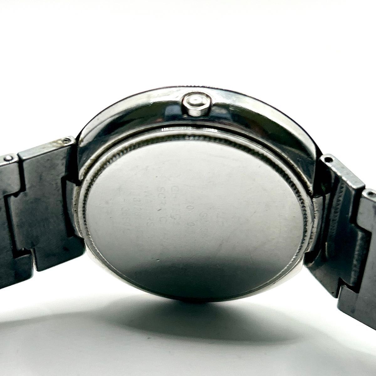 Rado Diastar Jubile Quartz Date Ladies Mens Watch Vintage Silver Stainless Japan