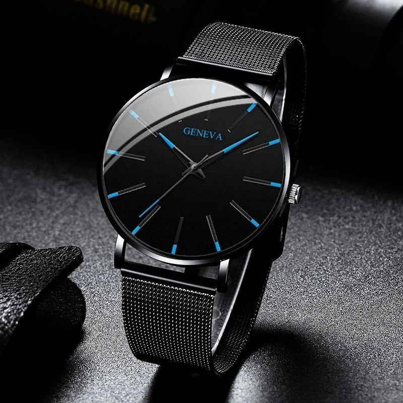 Waterproof Men’s Watch Stainless Steel Quartz Luminous Classic Watches Business
