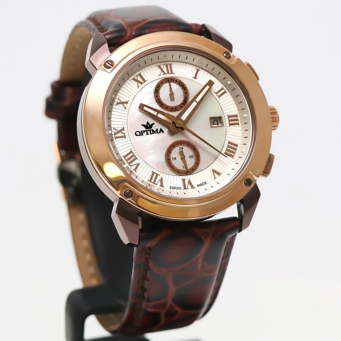 Optima – Swiss Dual Time – OSC241-CRL-7 Quartz 43mm OSC241 30 m (3 ATM / 100