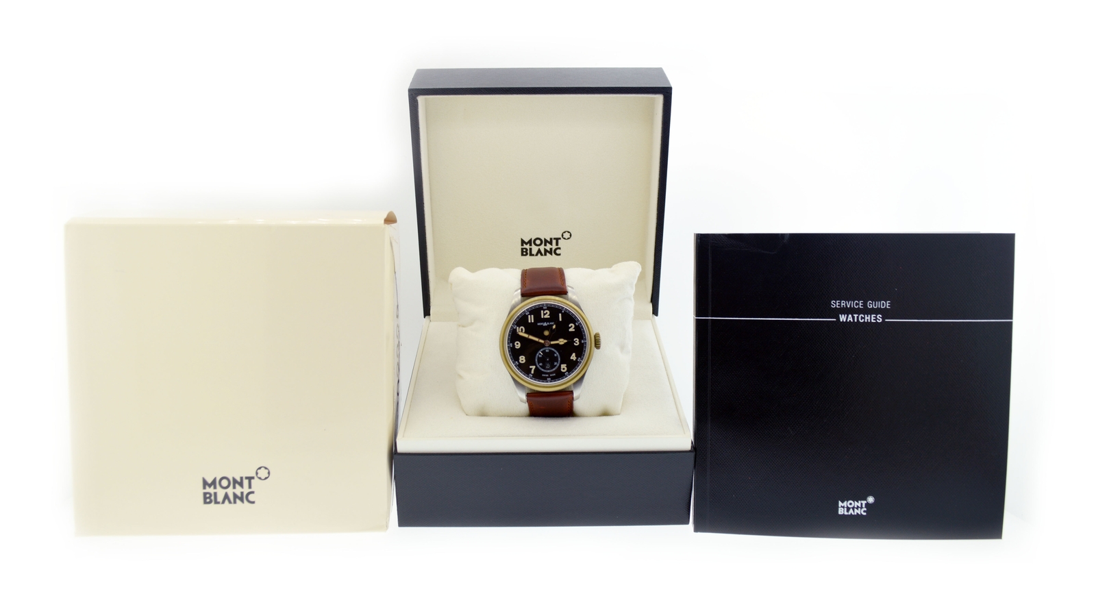 Montblanc 1858 Dual Time Zone 44mm Stainless Steel Bronze Automatic Watch 116479