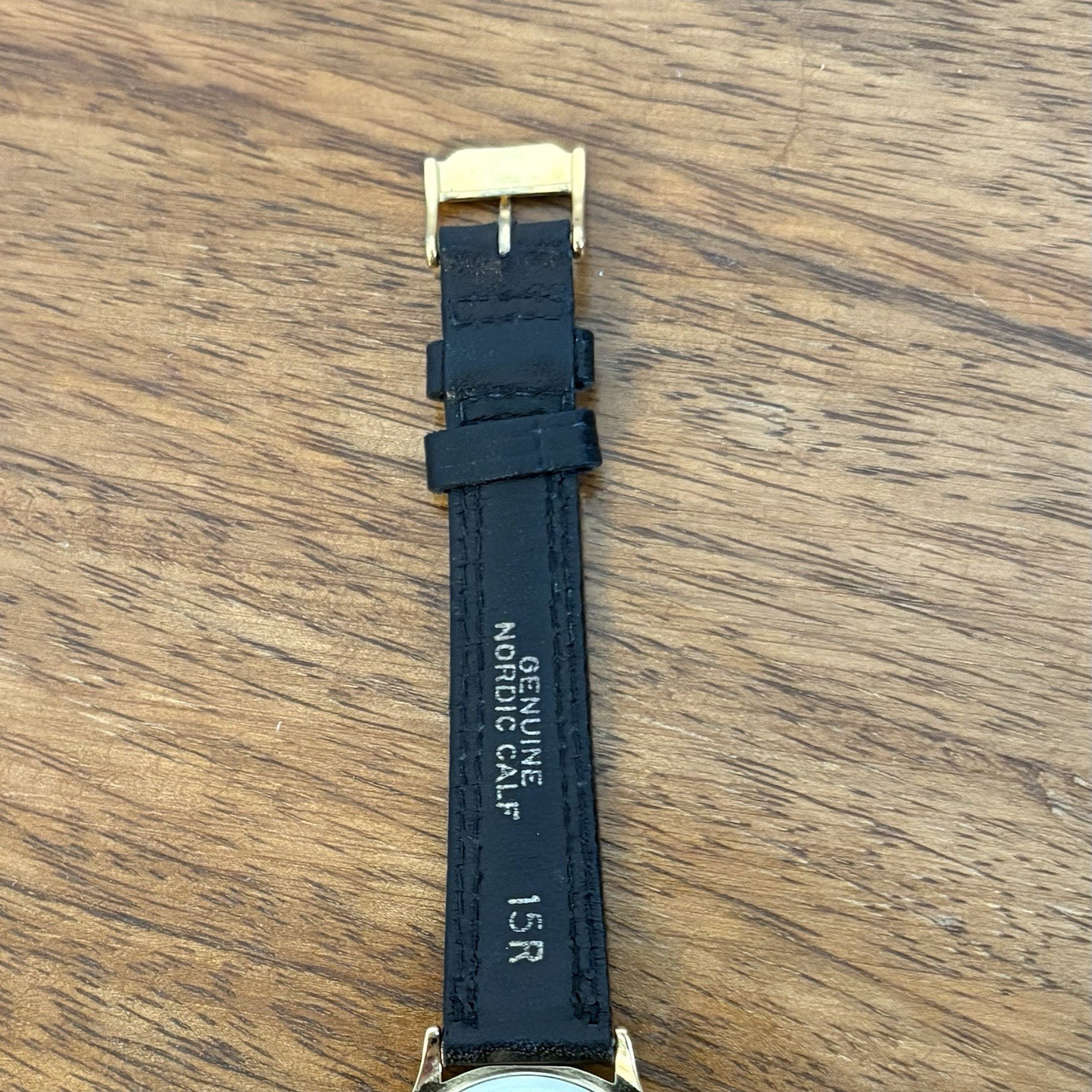 Movado Museum Classic Women’s Gold Tone Black Dial Quartz Watch 87-E4-0823