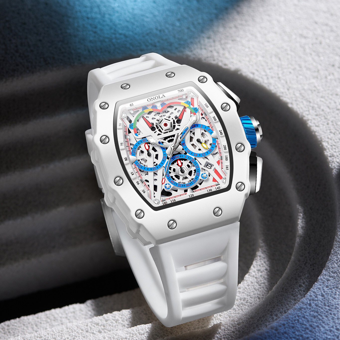 ONOLA Men’s Quartz Watch Waterproof Multi-Function Fashion Wristwatch
