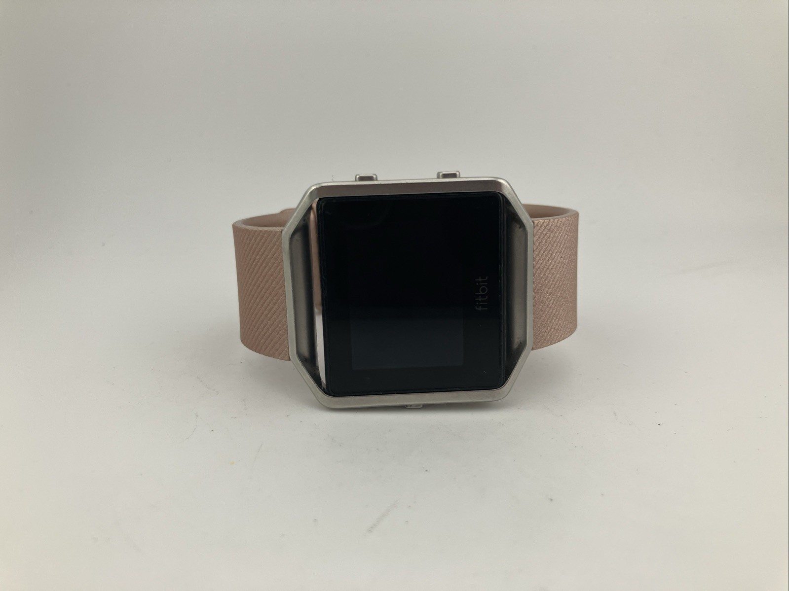 Fitbit Blaze FB502 40mm Smart Watch Silver/Rose Gold Tone w/ Charger Tested/Runs