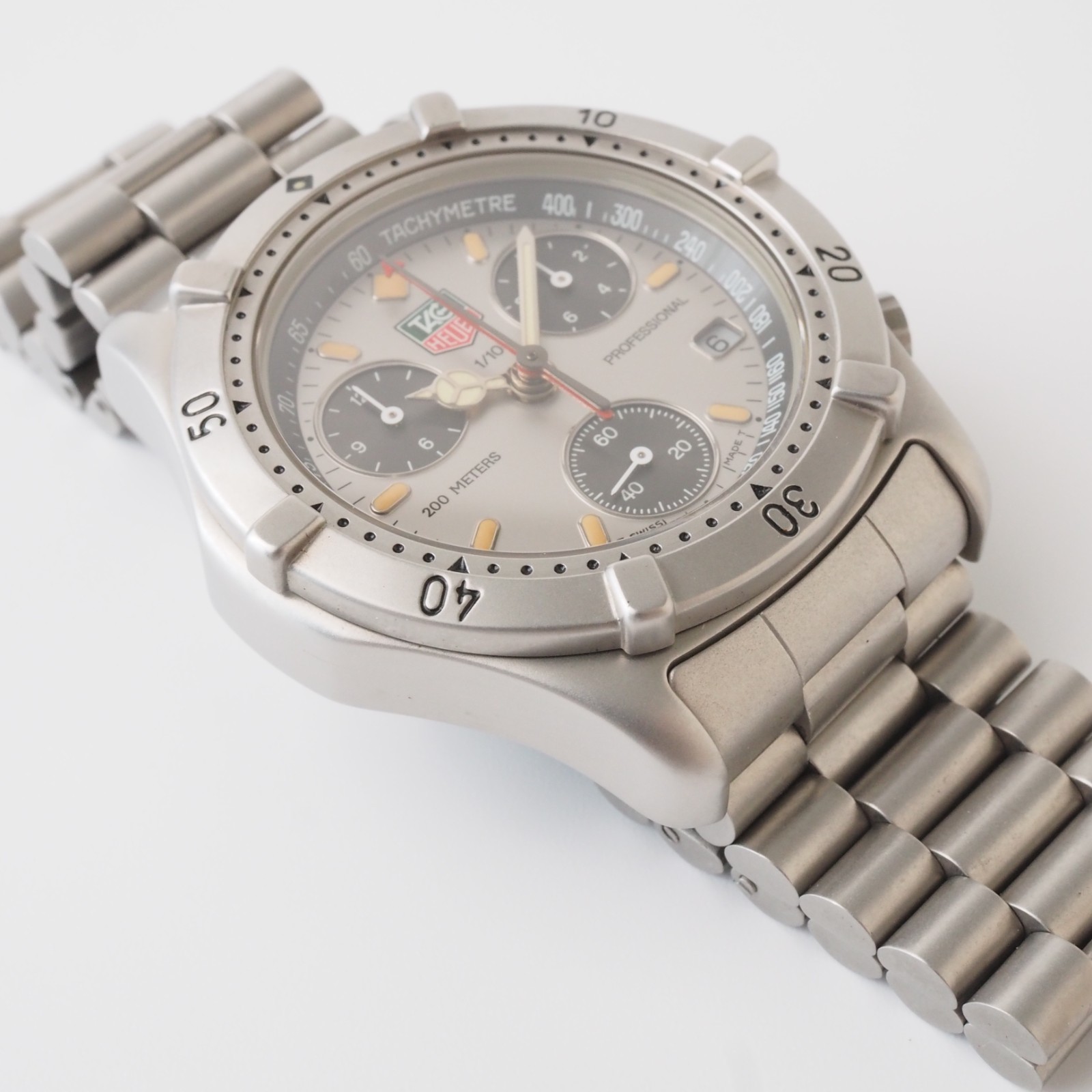 TAG Heuer 2000 CE1111 Quartz Chronograph Gray Dial Professional 200m Men’s Box