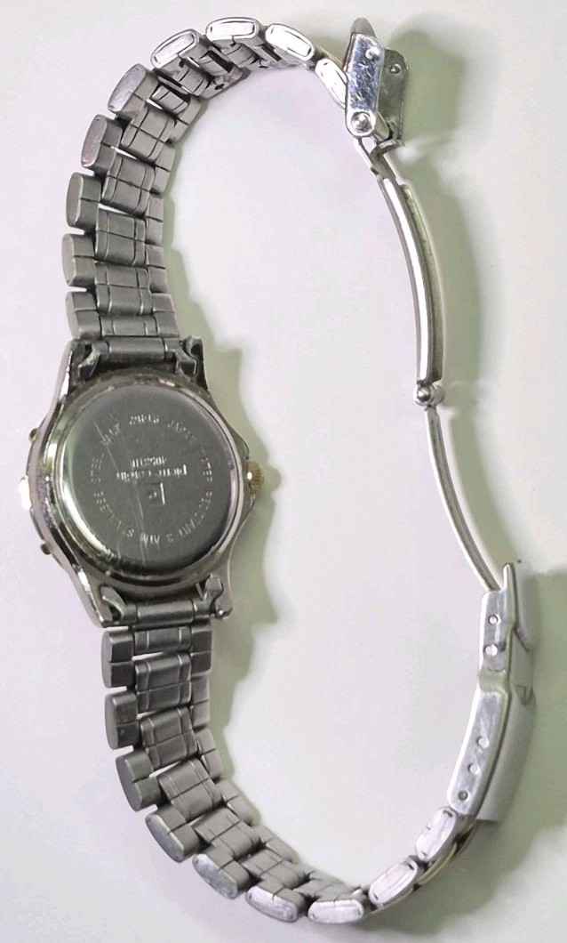 Women’s 24mm Pierre Cardin 4053TU Two Tone Quartz Analog Watch New Battery