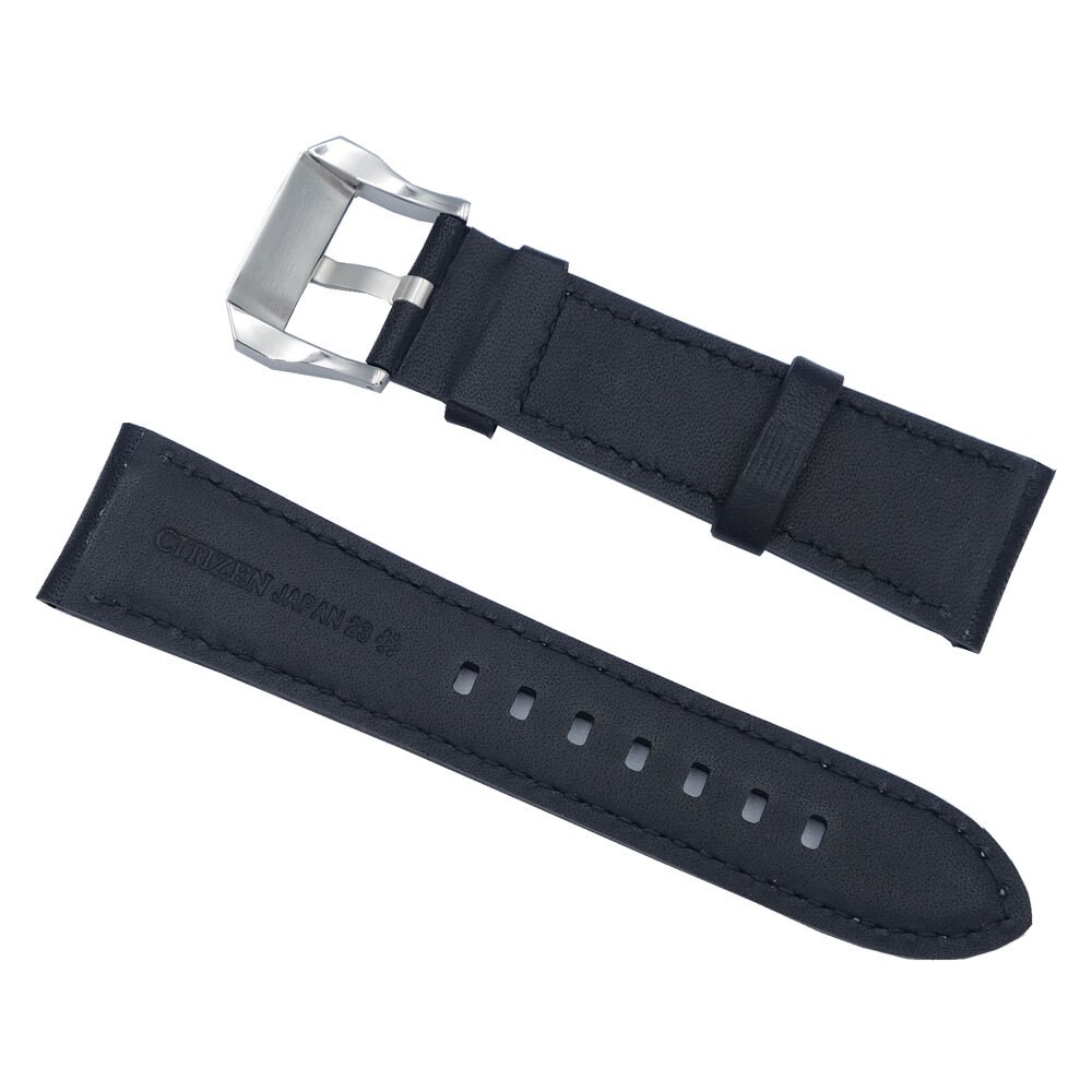 23mm Citizen Watch Band Belt Black ProMaster PMV65 2272 Calf Leather Belt 59 T50