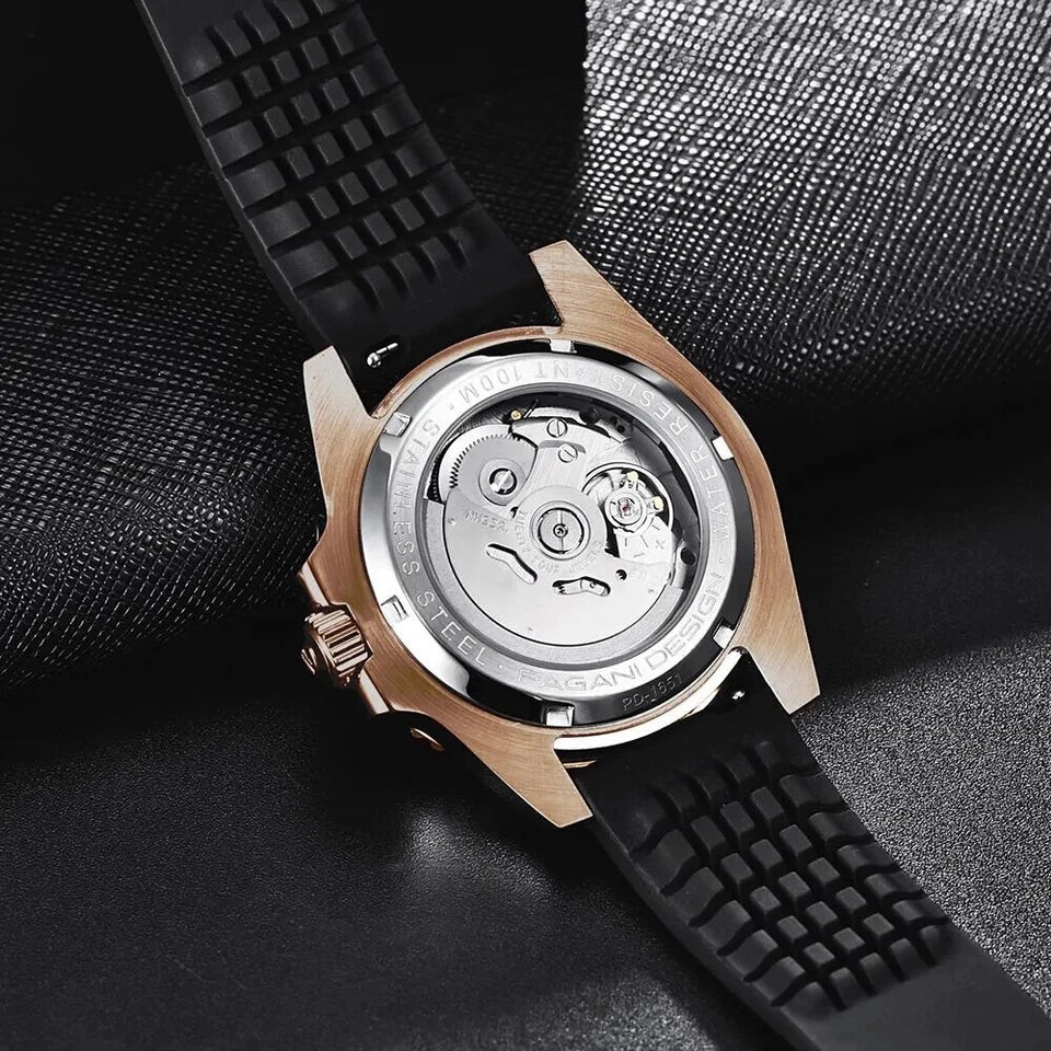 Pagani Design PD-1651 Steel White Gray Men Automatic Watch