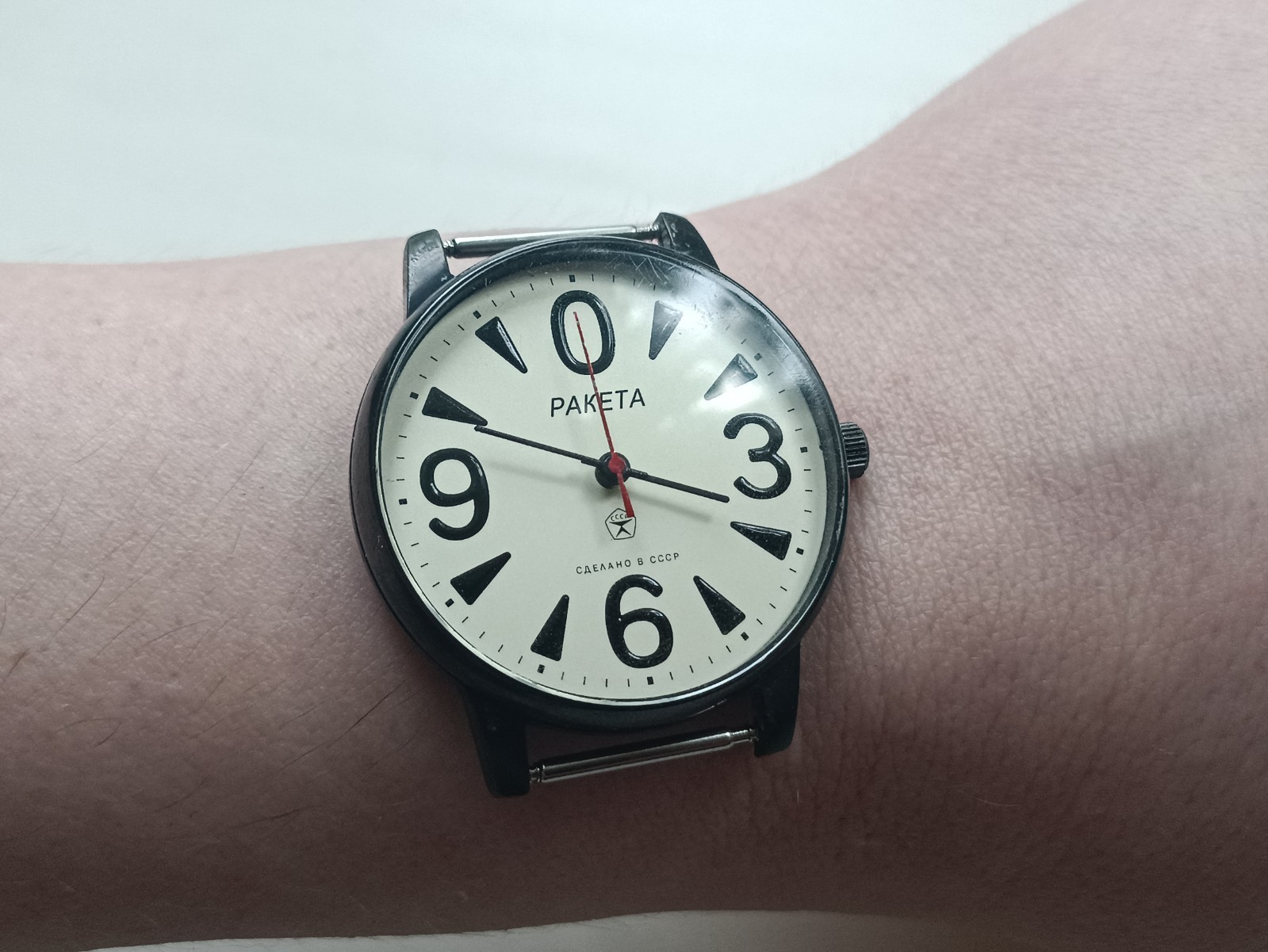 Wristwatch Raketa Big Zero 2609 HA 17 jewels USSR jewels serviced
