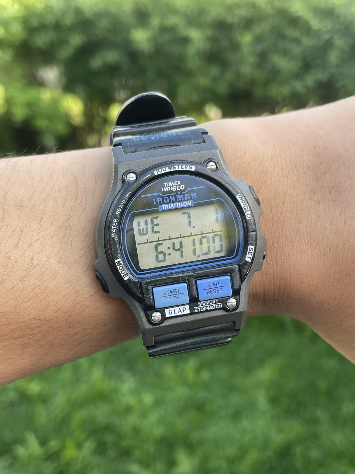 1990’s “Bill Clinton” Men’s Timex Indiglo Ironman Triathlon Digital Quartz Watch