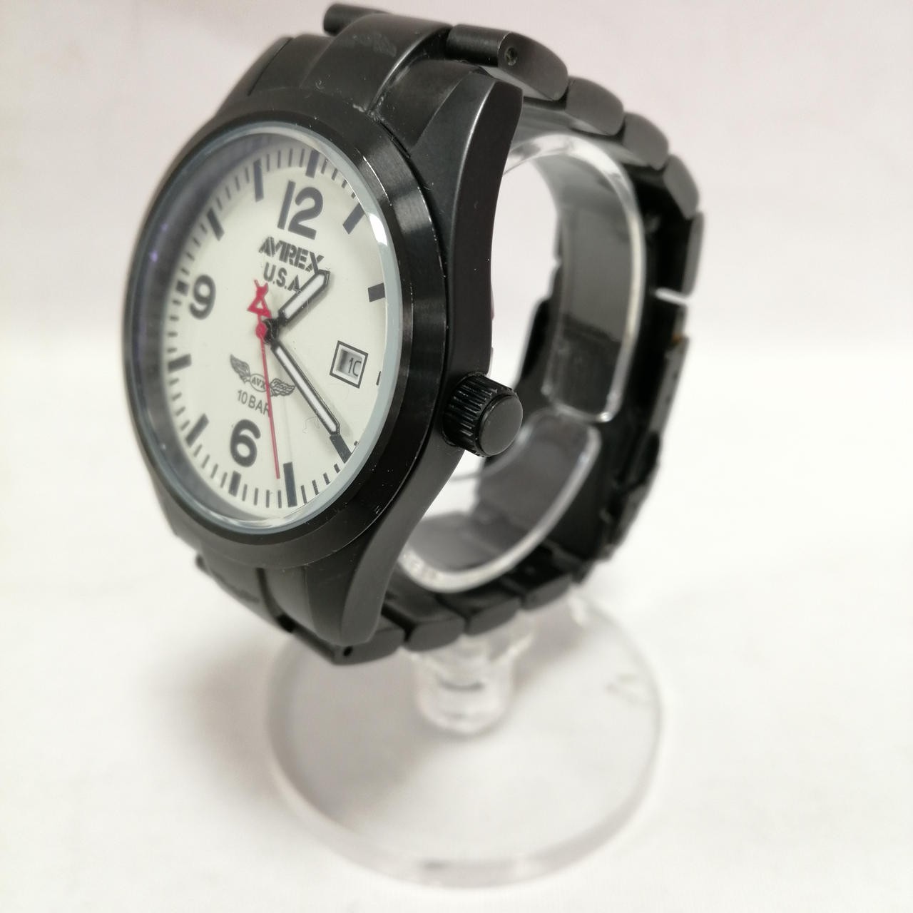AVIREX Black 12AX-010M Quartz Watch