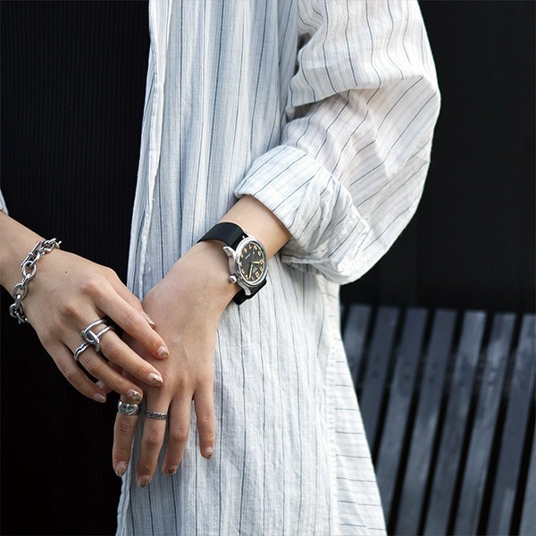 KUOE KYOTO OLD SMITH 90-002 TiCTAC Limited tt-os90002-bk-large-nato-bk-gr