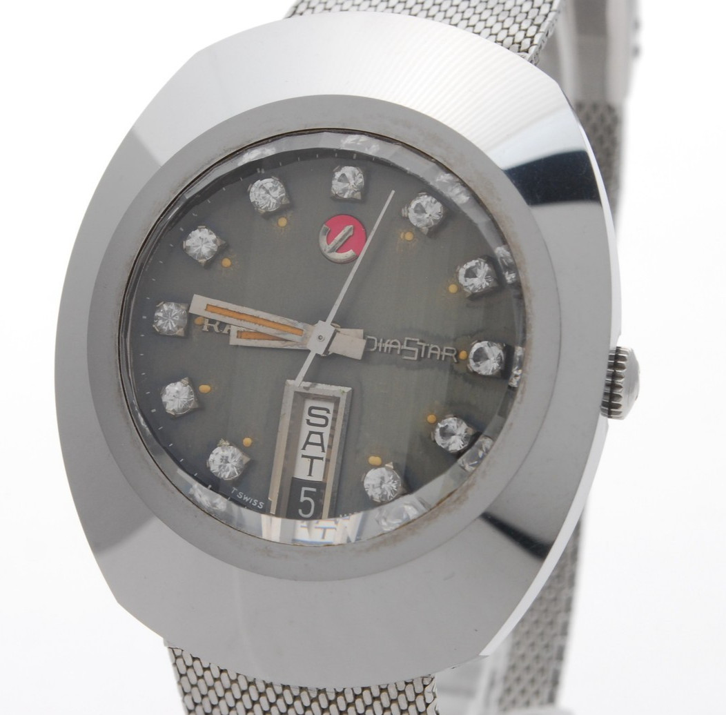 Vintage RADO DiaStar Day Date Automatic green dial 25 jewels Switzerland made