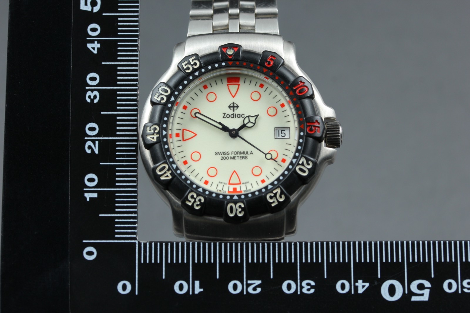 [Near MINT] Zodiac Swiss Formula 713.83.66 Quartz Men’s Watch From Japan #3614