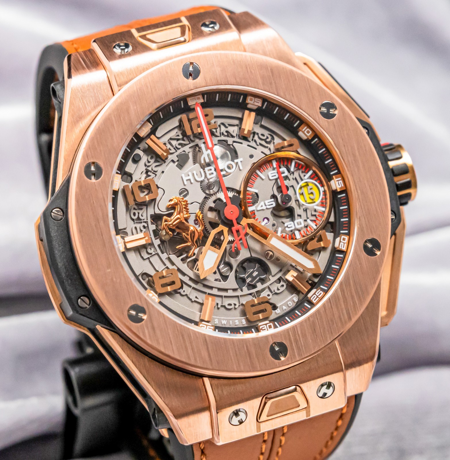 Hublot Big Bang Unico Ferrari King Gold $46K MSRP Limited 45mm 401.OX.0123.VR