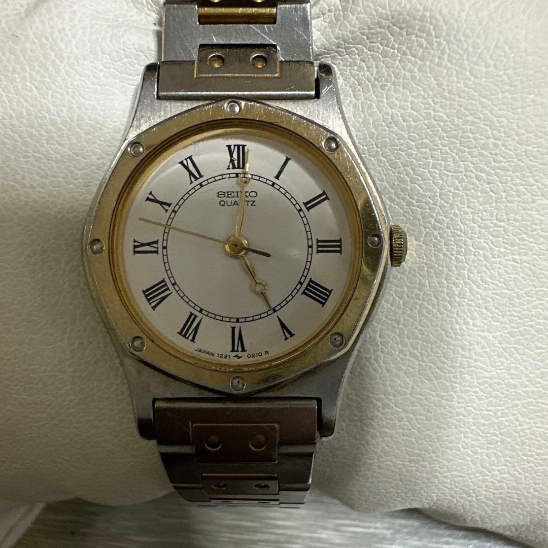 SEIKO Quartz Women’s Watch, Two-Tone Color, Battery Dead