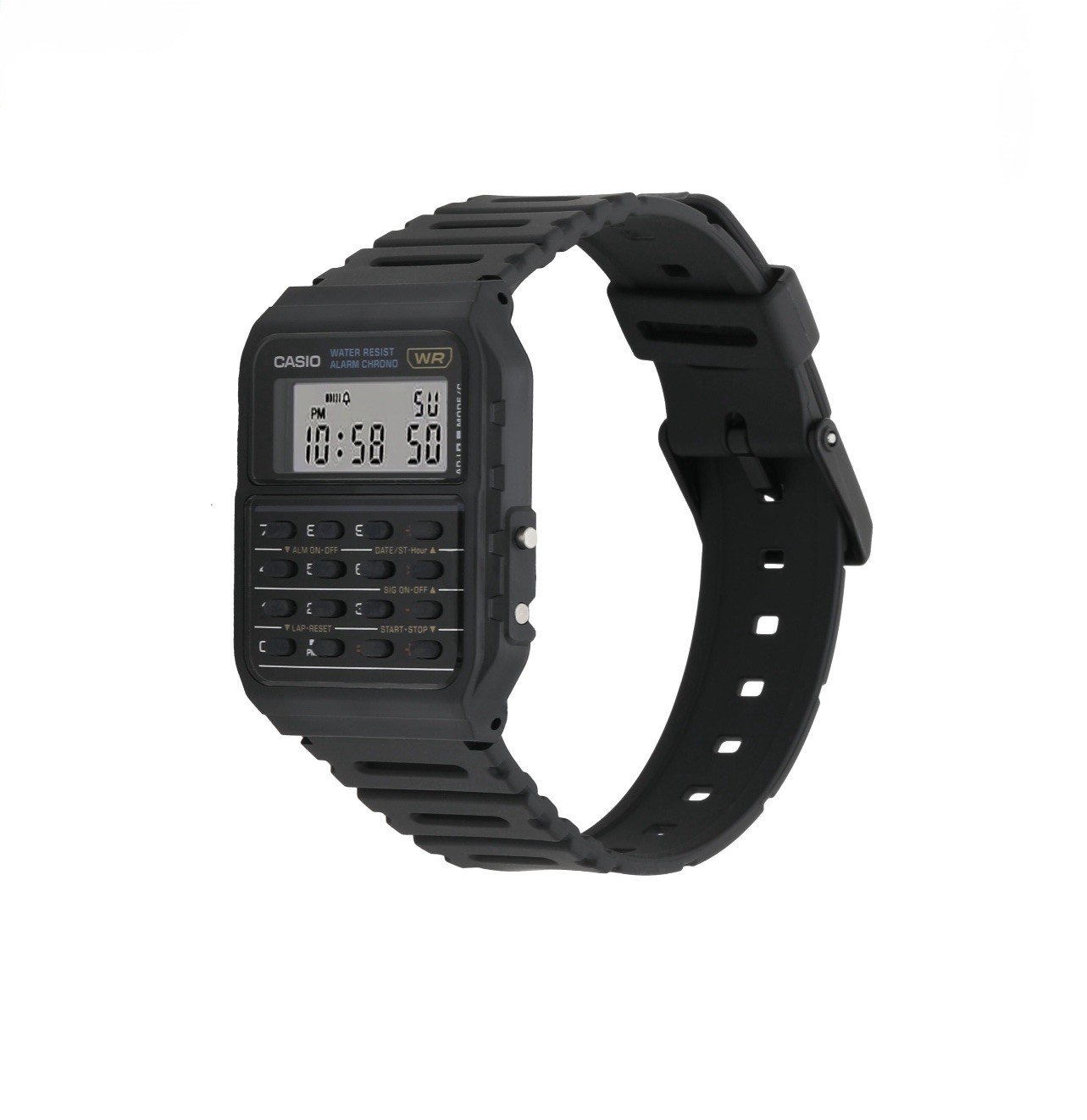 Casio Calculator Watch DataBank 8-Digit Calculator Water Resistant Black New