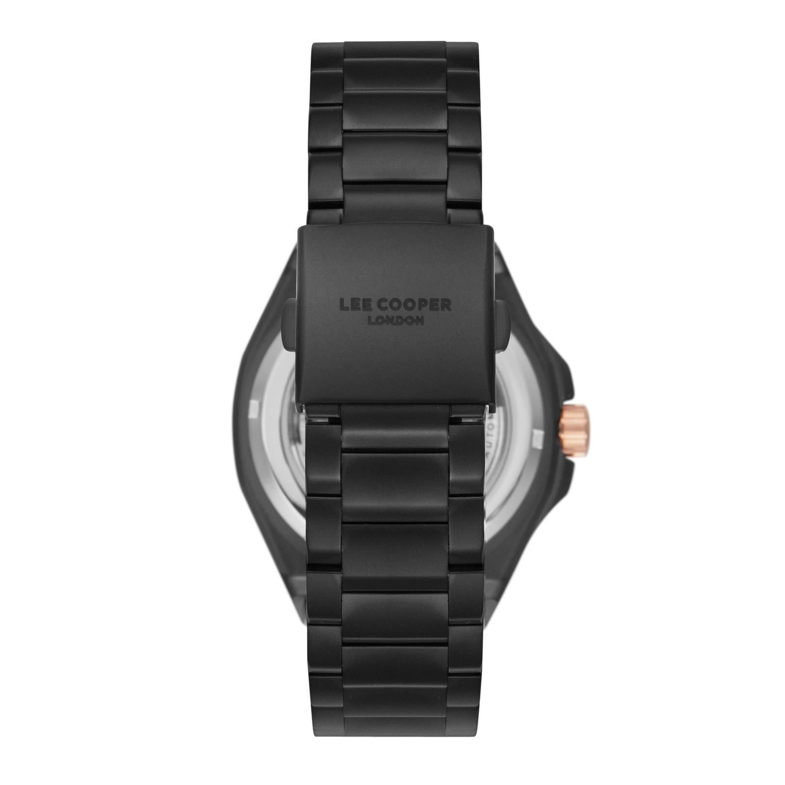 Lee Cooper Men’s Automatic Watch | Black Dial, Black Case, 43mm, 50 m (5 ATM)
