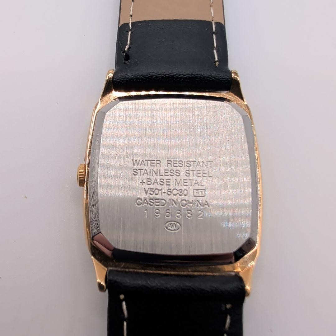 ALBA V501-5C30 Quartz Square Watch Working