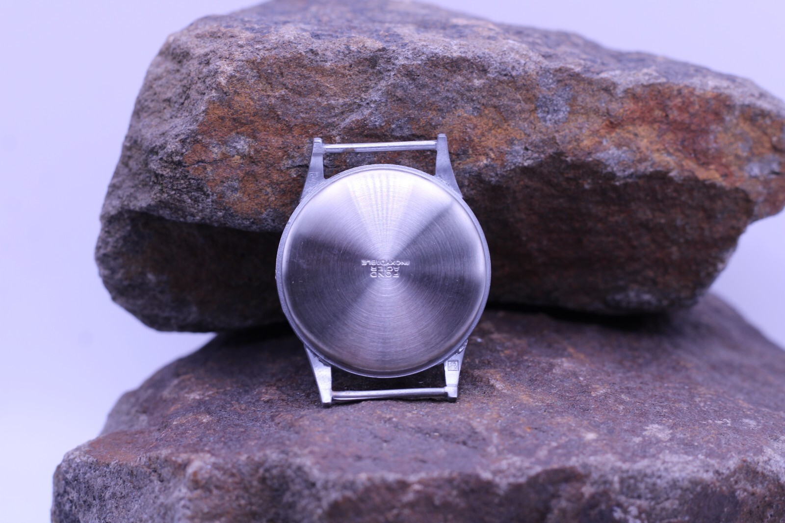 OUR SWISS STAINLESS STEEL BOTTOM MEN’S MILITARY WRIST WATCH CASE FIXED LUG (DK)