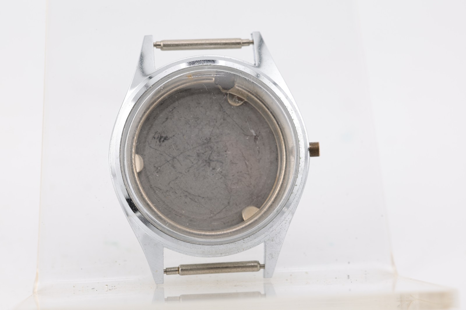 NOS WRIST WATCH CASE, 32mm, 16mm LUG, 23.19mm MOVEMENT SEAT (HD)