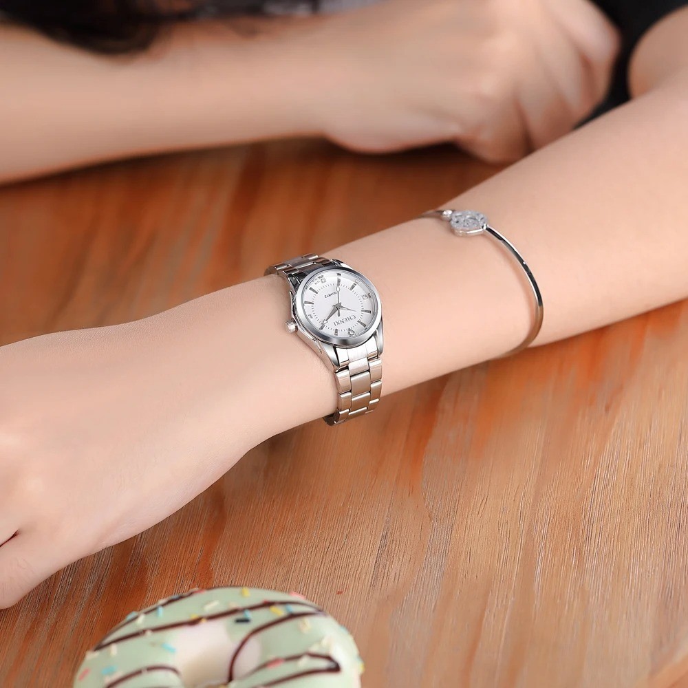 CHENXI 021B Women’s Watch Simple Design Luxury Stainless Steel Women Quartz Wris